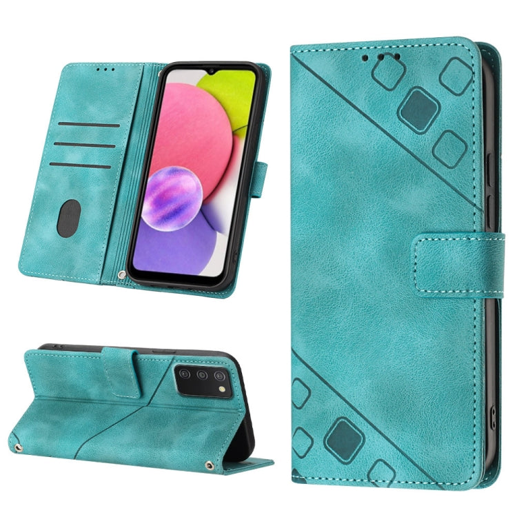 Custodia portafoglio in pelle goffrata per Samsung Galaxy S21 Ult