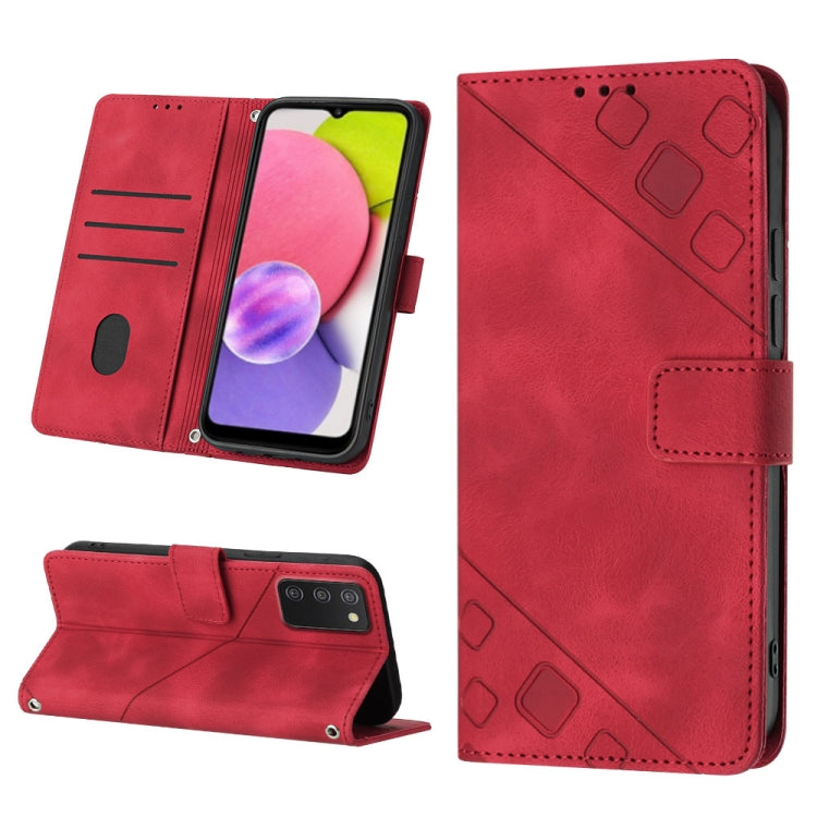 Custodia portafoglio in pelle goffrata per Samsung Galaxy S21 Ult