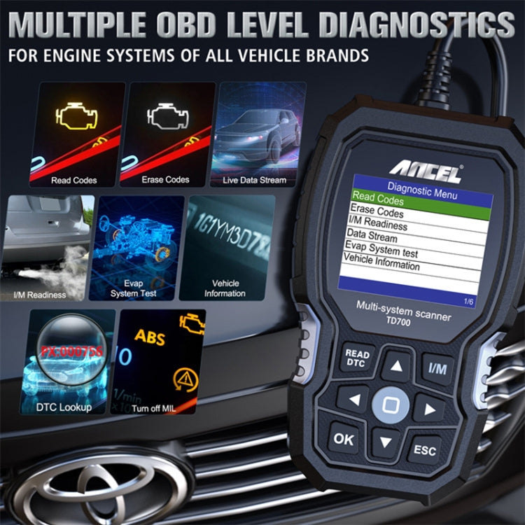 Strumento diagnostico auto Ancel TD700 per Toyota 86