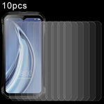 Pellicola in vetro temperato 10 pezzi 0,26 mm 9H 2,5D, For Unihertz Tank / Tank 2 / Tank 3 (10 PCS), For Unihertz TickTock-S (10 PCS), For Doogee S100 (10 PCS), For Doogee V Max (10 PCS), For Oukitel C32 Pro (10 PCS)