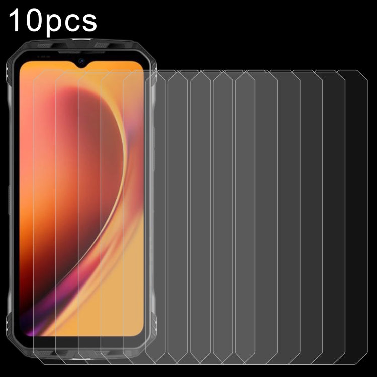 Pellicola in vetro temperato 10 pezzi 0,26 mm 9H 2,5D, For Unihertz Tank / Tank 2 / Tank 3 (10 PCS), For Unihertz TickTock-S (10 PCS), For Doogee S100 (10 PCS), For Doogee V Max (10 PCS), For Oukitel C32 Pro (10 PCS)