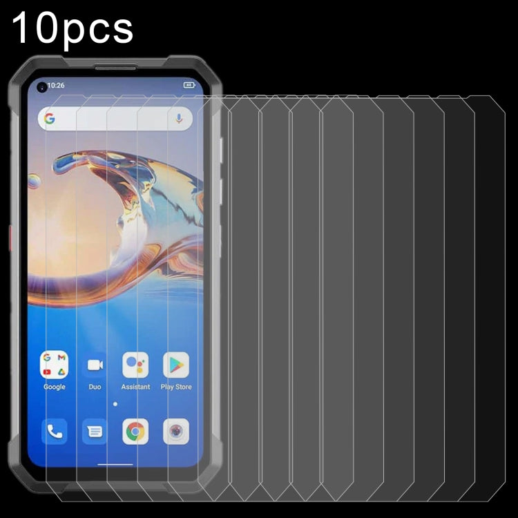 Pellicola in vetro temperato 10 pezzi 0,26 mm 9H 2,5D, For Unihertz Tank / Tank 2 / Tank 3 (10 PCS), For Unihertz TickTock-S (10 PCS), For Doogee S100 (10 PCS), For Doogee V Max (10 PCS), For Oukitel C32 Pro (10 PCS)
