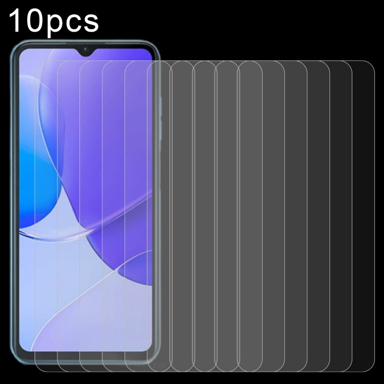 Pellicola in vetro temperato 10 pezzi 0,26 mm 9H 2,5D, For Unihertz Tank / Tank 2 / Tank 3 (10 PCS), For Unihertz TickTock-S (10 PCS), For Doogee S100 (10 PCS), For Doogee V Max (10 PCS), For Oukitel C32 Pro (10 PCS)