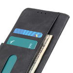 KHAZNEH Custodia per telefono in pelle a conchiglia con texture retrò, For ZTE Blade A32, For OnePlus Ace 2 5G, For Xiaomi Redmi 11A / 12C