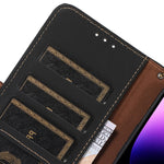 Custodia per telefono in pelle magnetica RFID in vera pelle, For Honor X9a 4G, For Honor X8a 4G, For Honor X7a 4G, For Motorola Moto G73 5G