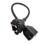 Cavo prolunga LAN RJ45 femmina-femmina con chiusura a vite