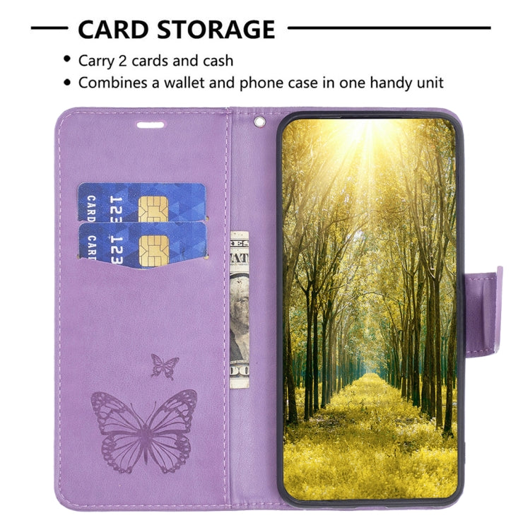 Custodia per telefono in pelle goffrata con due farfalle, For Xiaomi 13 Lite / Civi 2