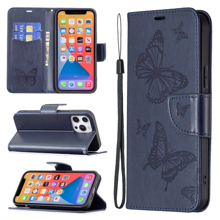Custodia per telefono in pelle goffrata con due farfalle, For Xiaomi 13 Lite / Civi 2