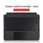 Custodia in pelle per tastiera Bluetooth magnetica, For Microsoft Surface Go / 2 / 3 / 4, For Microsoft Surface Pro 8 / 9 / X, For Microsoft Surface Pro 3 / 4 / 5 / 6 / 7 / 7+