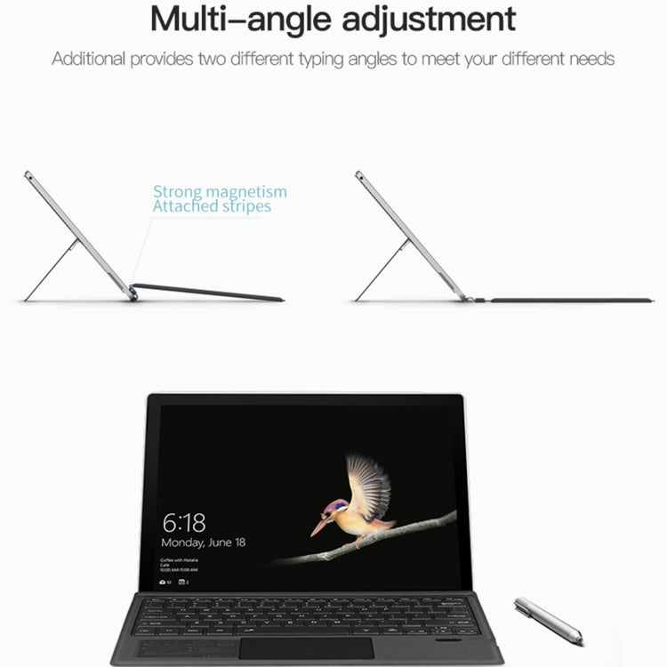 Custodia in pelle per tastiera Bluetooth magnetica, For Microsoft Surface Go / 2 / 3 / 4, For Microsoft Surface Pro 8 / 9 / X, For Microsoft Surface Pro 3 / 4 / 5 / 6 / 7 / 7+