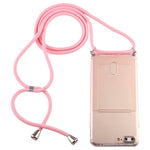 Custodia TPU trasparente con cordino per iPhone
