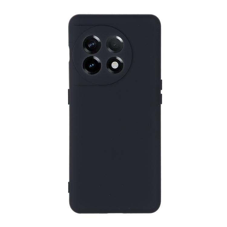 Custodia per telefono a copertura totale antiurto in silicone liquido di colore puro, For OnePlus 11