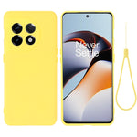 Custodia per telefono a copertura totale antiurto in silicone liquido di colore puro, For OnePlus 11