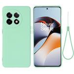 Custodia per telefono a copertura totale antiurto in silicone liquido di colore puro, For OnePlus 11