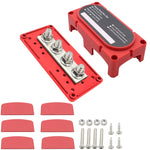 Barra collettrice terminale M10 a 4 vie 300 A 48 V