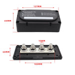 Barra collettrice terminale M10 a 4 vie 300 A 48 V