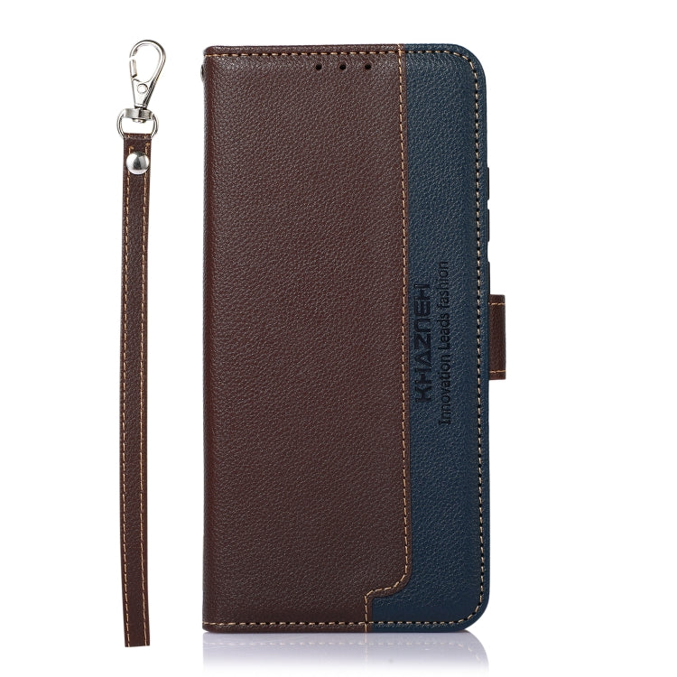 KHAZNEH Custodia per telefono RFID in pelle con texture Litchi, For Xiaomi 13 Lite / Civi 2