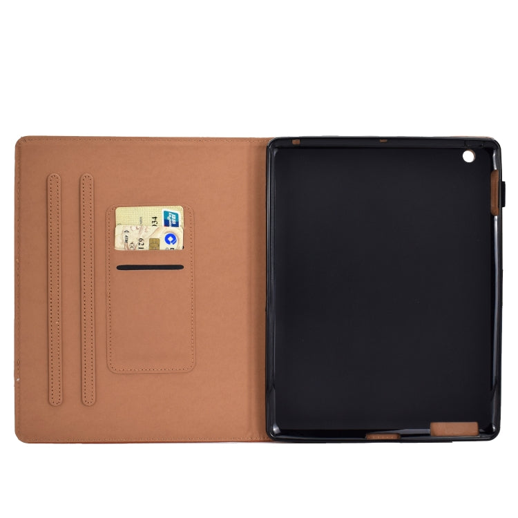 Custodia portafoglio in pelle flip per iPad e tablet 27x20 cm