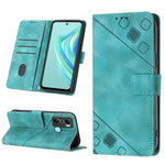 Custodia per telefono in pelle goffrata effetto pelle, For Infinix Note 12 5G / Note 12 Pro 5G, For Infinix Note 12i X6819, For Infinix Note 20 X676C, For Infinix Note 20i X665E
