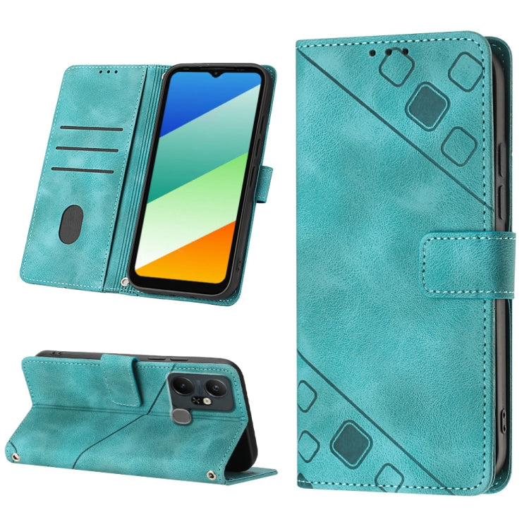 Custodia per telefono in pelle goffrata effetto pelle, For Infinix Smart 6, For Infinix Smart 6 Plus X6823, For Infinix Smart 7 X6515, For Infinix Zero X / Zero X Pro X6811