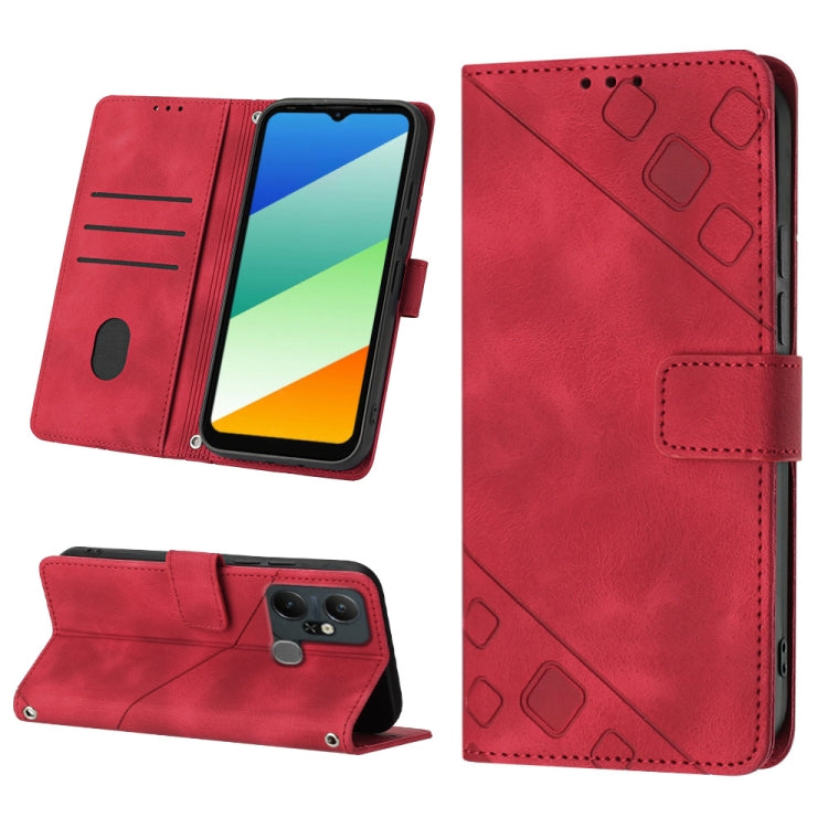 Custodia per telefono in pelle goffrata effetto pelle, For Infinix Smart 6, For Infinix Smart 6 Plus X6823, For Infinix Smart 7 X6515, For Infinix Zero X / Zero X Pro X6811