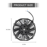 Ventola raffreddamento olio trasmissione 12V 80W con kit montaggi