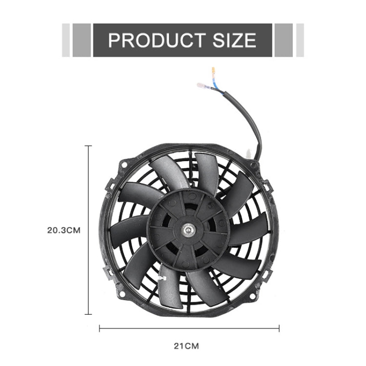 Ventola raffreddamento olio trasmissione 12V 80W con kit montaggi