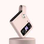 Custodia in pelle con cinturino da polso per Samsung Galaxy Z Fli