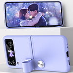 Custodia in pelle con cinturino da polso per Samsung Galaxy Z Fli