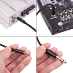 Cavo audio stereo maschio 3,5 mm a 6,35 mm 1-3 metri