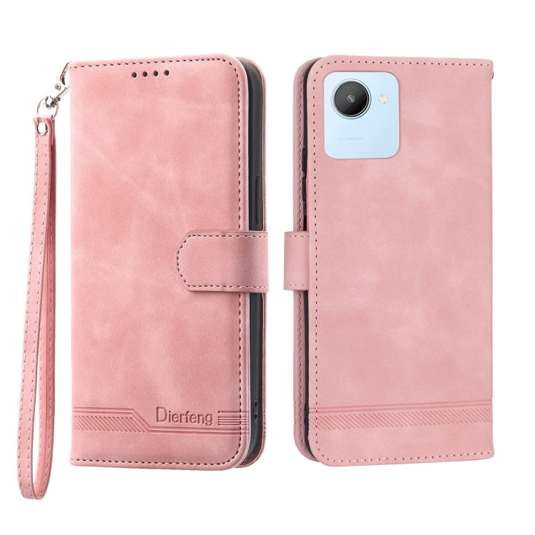 Custodia portafoglio in pelle per Realme C30