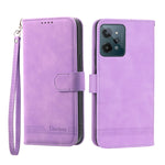 Custodia portafoglio in pelle per Realme C30