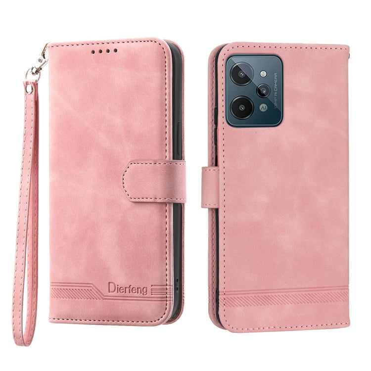 Custodia portafoglio in pelle per Realme C30