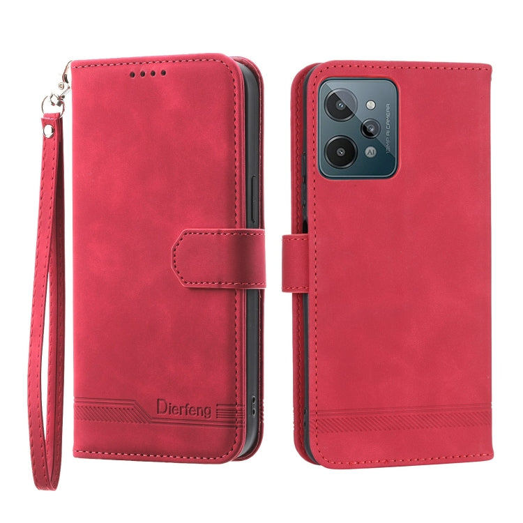 Custodia portafoglio in pelle per Realme C30