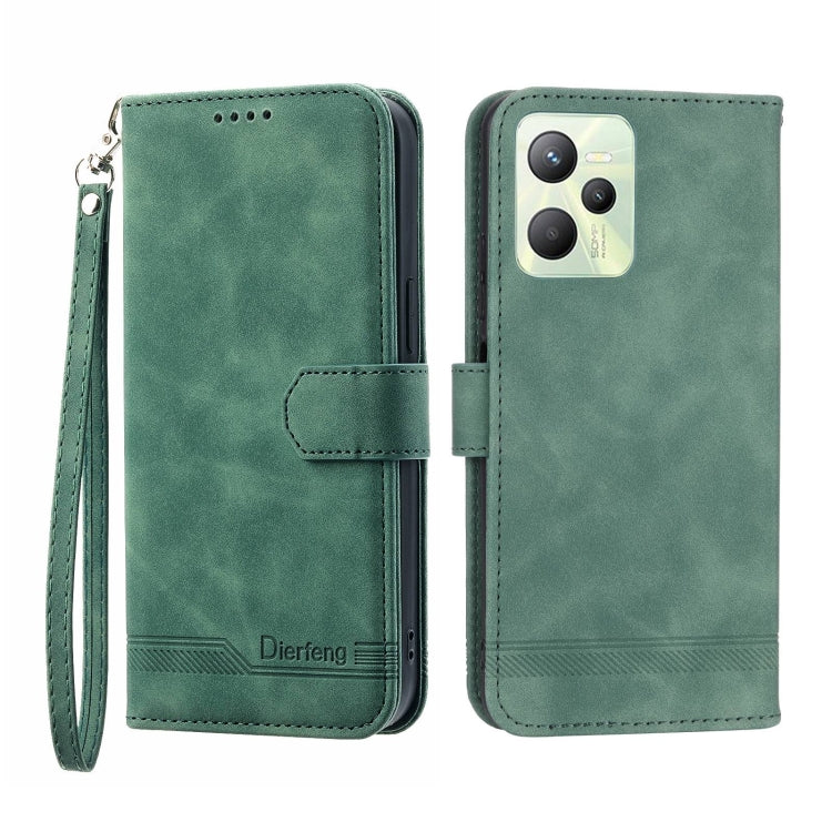 Custodia portafoglio in pelle per Realme C30