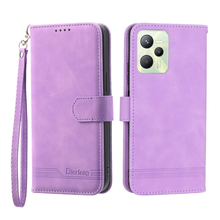 Custodia portafoglio in pelle per Realme C30