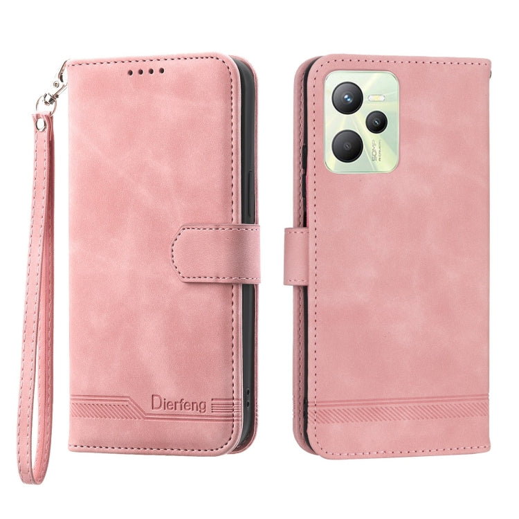 Custodia portafoglio in pelle per Realme C30