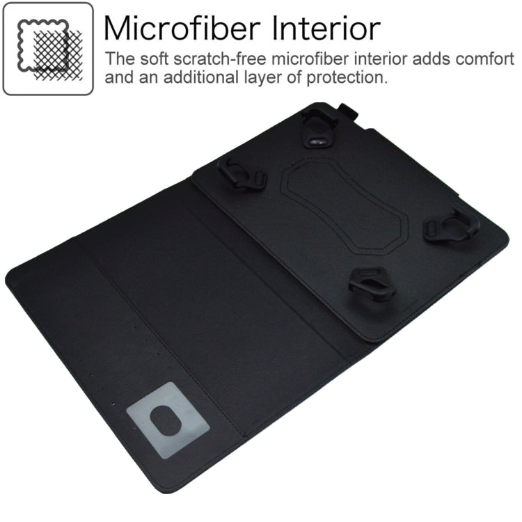 Custodia tablet in pelle scamosciata con chiusura magnetica