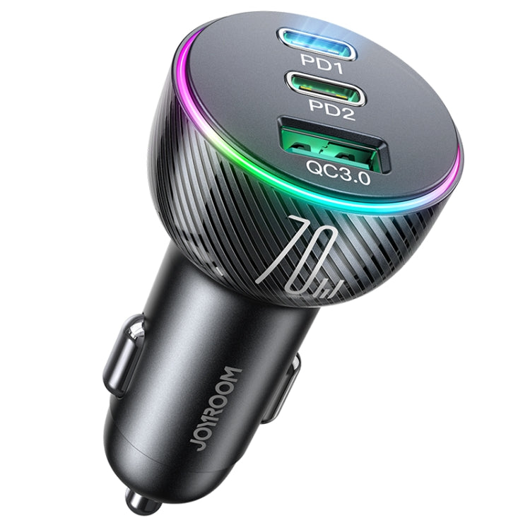 Caricabatteria auto Joyroom JR-CL26 70W 3 porte USB-C