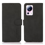 KHAZNEH Custodia per telefono in pelle con trama opaca, For Xiaomi 13 Lite / Civi 2