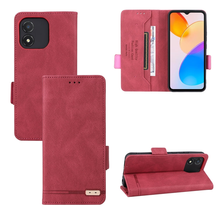 Custodia in pelle con chiusura magnetica per smartphone