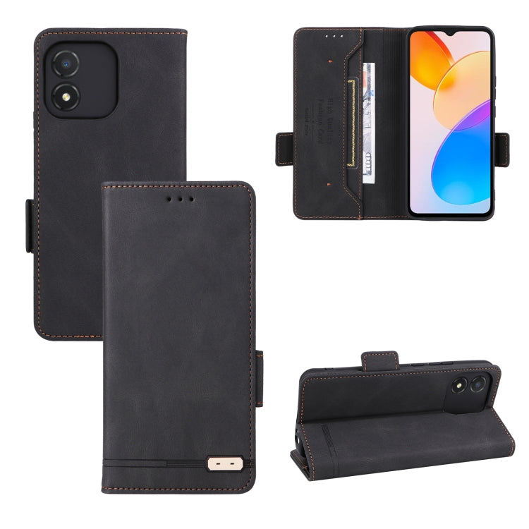 Custodia in pelle con chiusura magnetica per smartphone