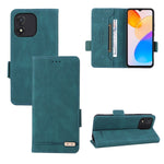Custodia in pelle con chiusura magnetica per smartphone