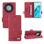 Custodia in pelle con chiusura magnetica per smartphone