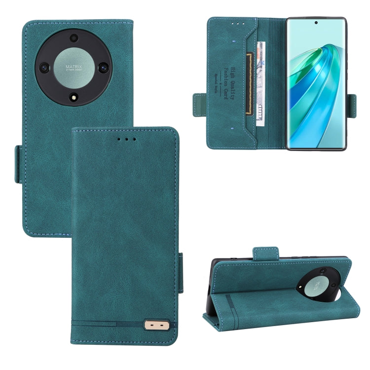 Custodia in pelle con chiusura magnetica per smartphone