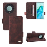 Custodia in pelle con chiusura magnetica per smartphone