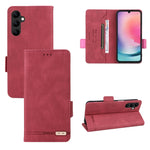 Custodia in pelle con chiusura magnetica per smartphone