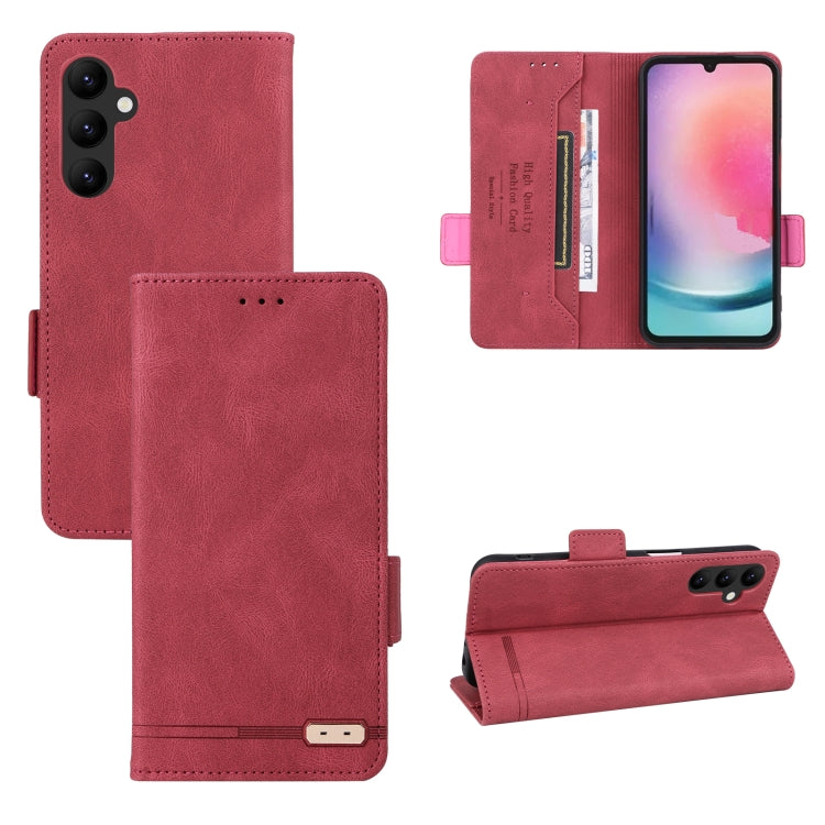 Custodia in pelle con chiusura magnetica per smartphone