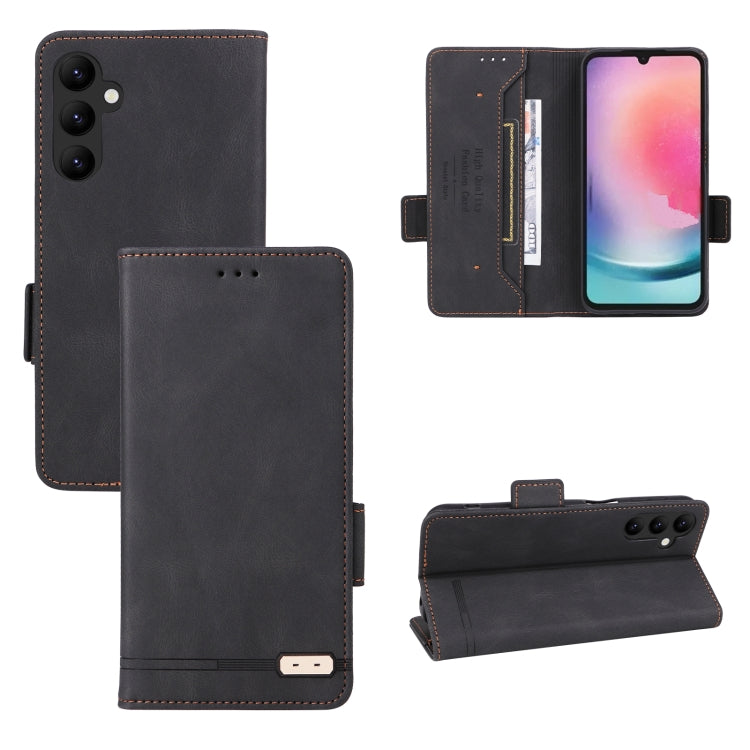 Custodia in pelle con chiusura magnetica per smartphone