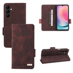 Custodia in pelle con chiusura magnetica per smartphone